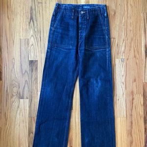 Margaret Howell x Canton Overalls Japanese Denim Twill Worker Jeans Sz Womens 27